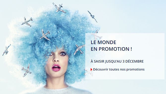 Air France Promotion decembre 2015