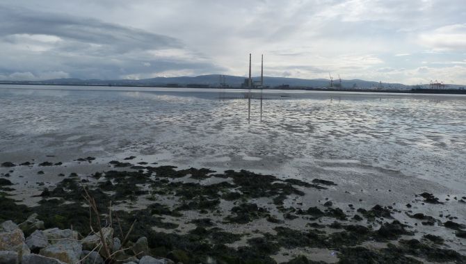 Irlande Dublin vue depuis la mer
