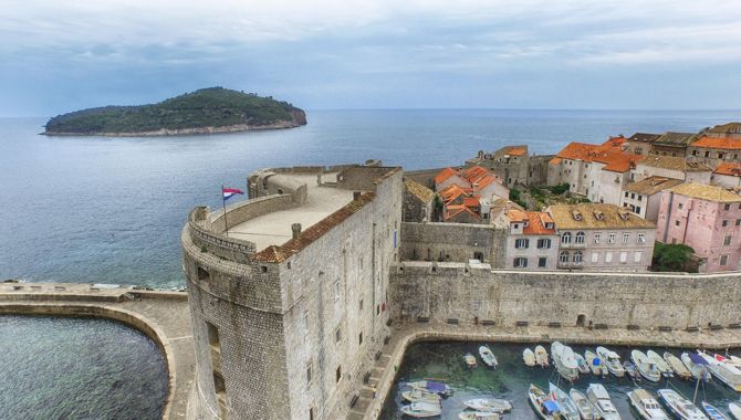 Croatie Dubrovnik port