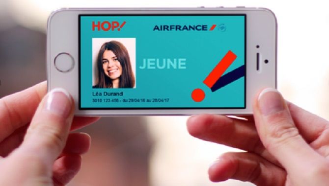 Hop Air France carte Jeune