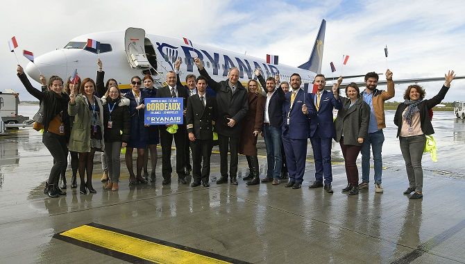 Bordeaux lancement base Ryanair