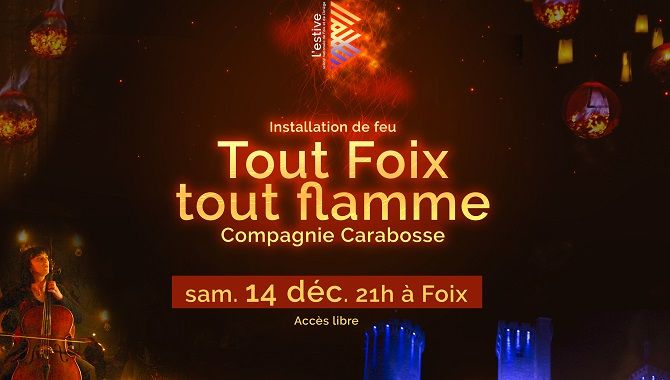Foix affiche Tout Foix Tout Flamme 2019