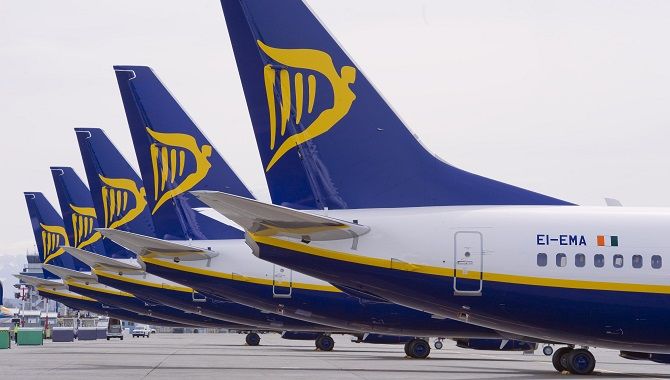 Ryanair tails
