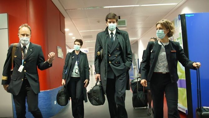 Air France Coronavirus equipage