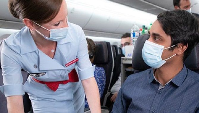 Air France Coronavirus masques