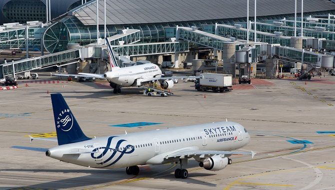 Air France Skyteam roulage