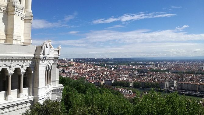 Lyon panorama basilique
